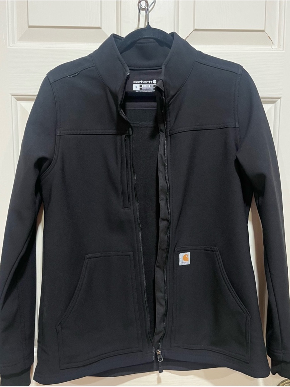 Women’s Carhartt Rugged Flex Bonded Fleece Jacket in Black